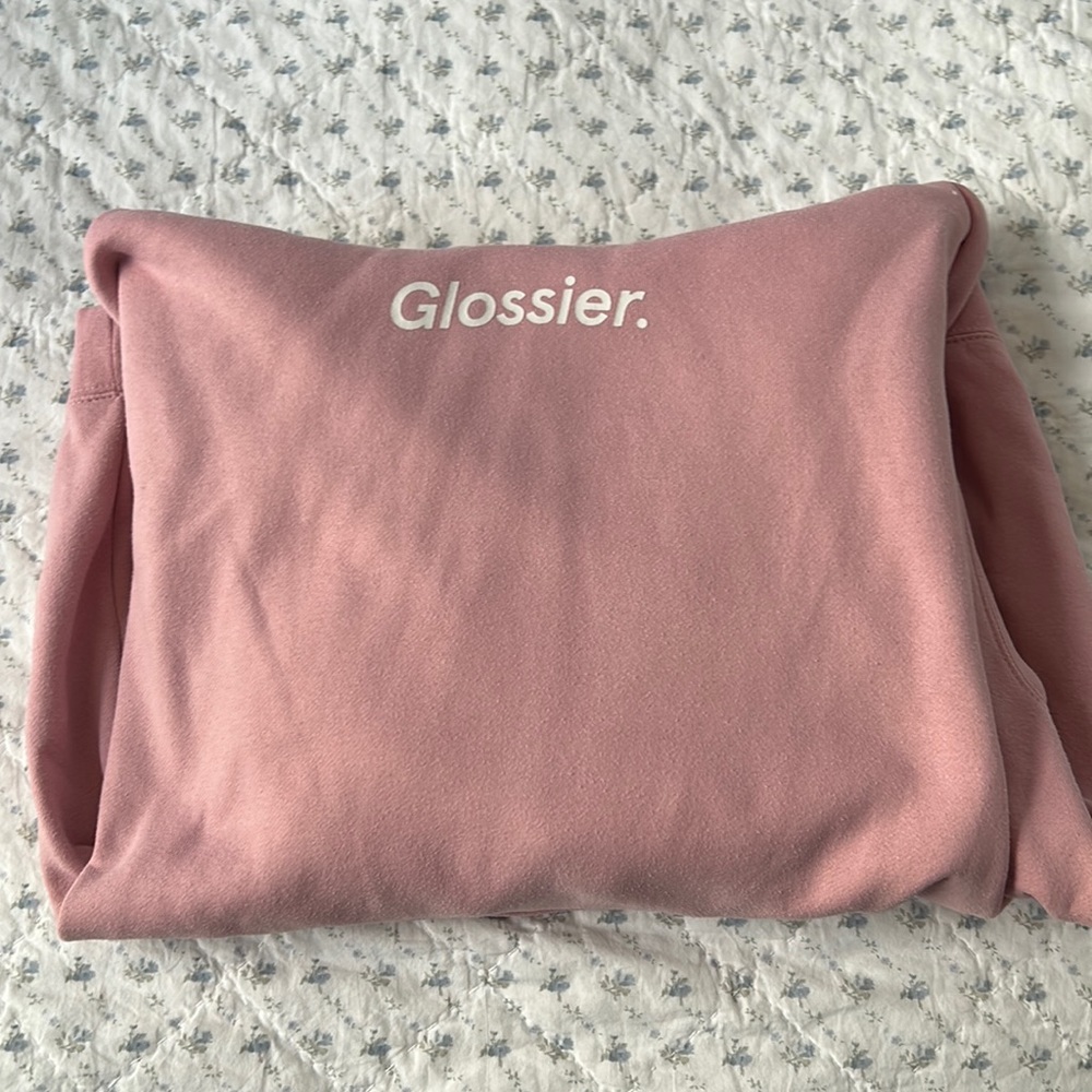 Pink glossier hoodie